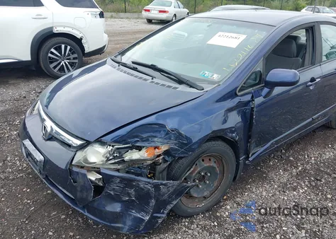 2008 Honda Civic Lx from USA, damaged, VIN 1HGFA16548L005732